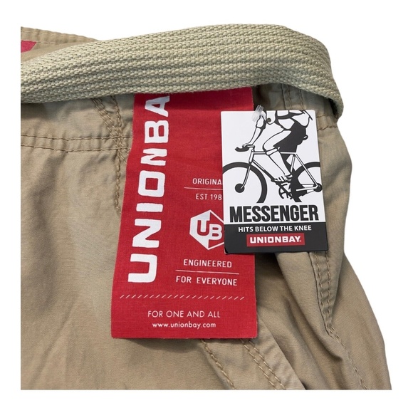 UNIONBAY Messenger Double-Stack Cargo Shorts Men's Big & Tall 48 x 14 New - Picture 6 of 7